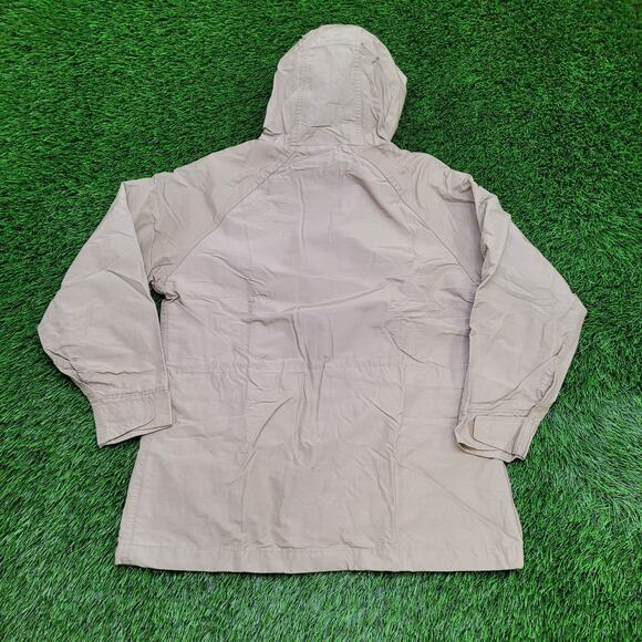 Vintage 90s Woolrich Parka Coat Jacket Women M/L 20x27 Beige - Picture 2 of 14